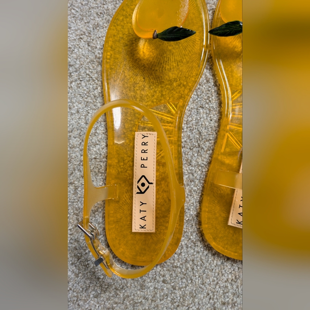 Katy Perry Collections Citrus Yellow Sandals - Picture 2 of 4